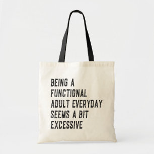 Bolso De Tela Ser Un Humor Funcional De Adultos Diarios