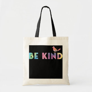 Bolso De Tela Ser un tintín amable con un pájaro