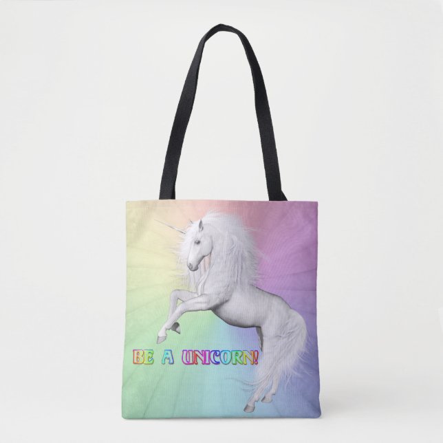 Bolso De Tela Ser unicornio (Anverso)