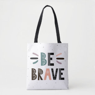 Bolso De Tela Ser valiente