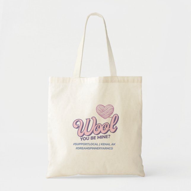 Bolso De Tela ¿Serás mi lana? (Frente)