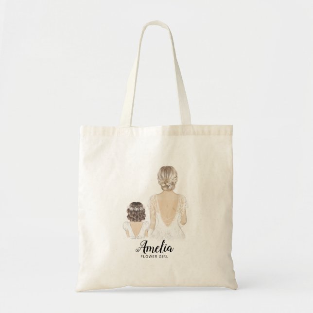 Bolso De Tela ¿Serás Mi Propuesta De chica De Flores? (Frente)