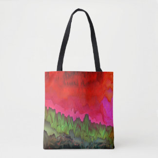 Bolso De Tela "Serenade de color" Arte abstracto colorido