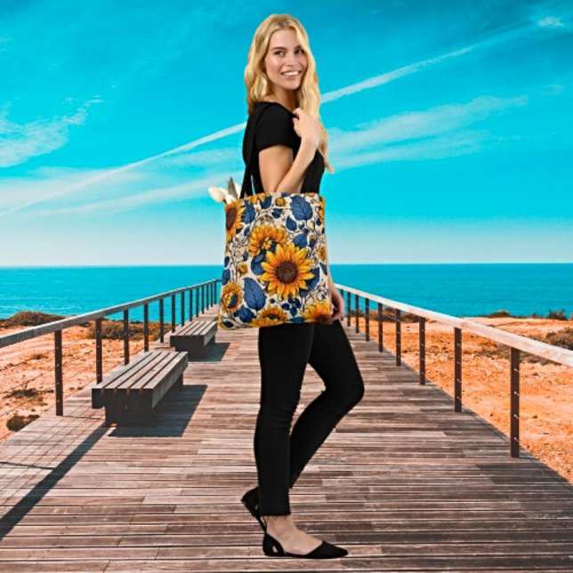 Bolso De Tela Serenade de girasol - Floral vibrante (Subido por el creador)