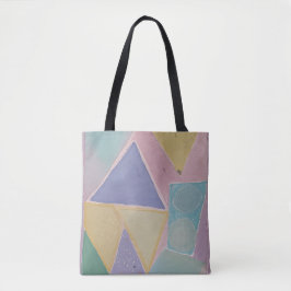 Bolso De Tela Serene Abstracts: A Pastel Dream