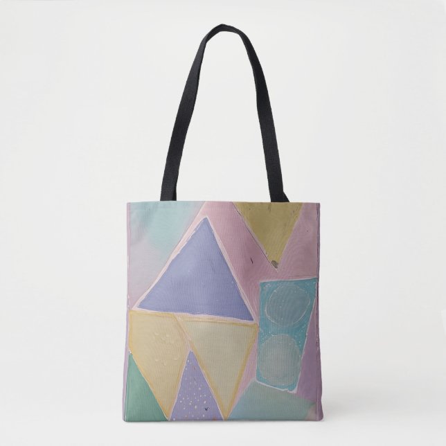 Bolso De Tela Serene Abstracts: A Pastel Dream (Anverso)