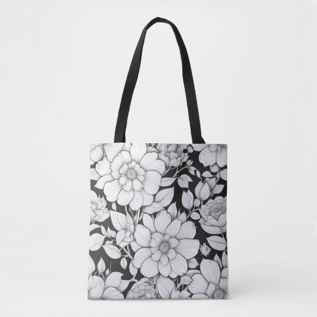Bolso De Tela Serene Blossom (Anverso)