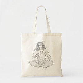 Bolso De Tela Serene Elf Warrior | Fantasy Anime Character Art