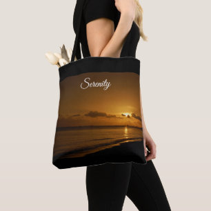 Bolso De Tela Serenidad anaranjada de la puesta del sol