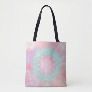 Bolso De Tela serenity flower of life