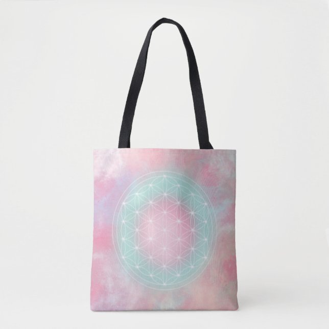 Bolso De Tela serenity flower of life (Anverso)