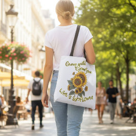 Bolso De Tela Serenity Sunflower Tote Bag
