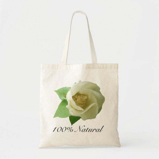 Bolso De Tela Serie de flores de algodón (Frente)