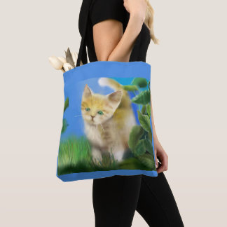 Bolso De Tela Series de curas para gatos