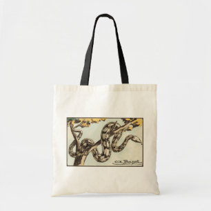 Bolso De Tela Serpiente
