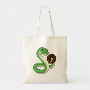 Bolso De Tela Serpiente con donut