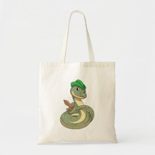 Bolso De Tela Serpiente con espada