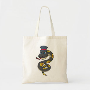 Bolso De Tela Serpiente con Gorra