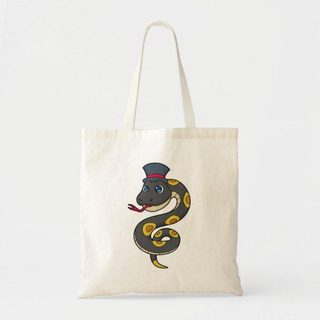 Bolso De Tela Serpiente con Gorra (Frente)
