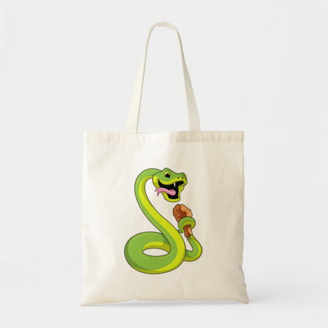 Bolso De Tela Serpiente con pollo (Frente)