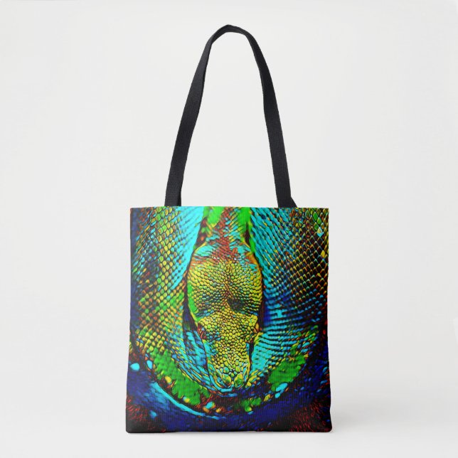 Bolso De Tela Serpiente del arco iris (Anverso)