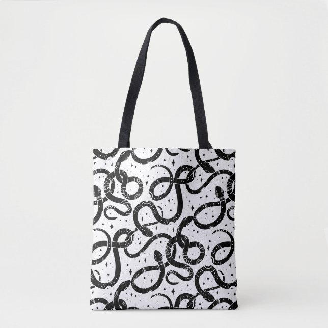 Bolso De Tela Serpientes de Boho (Anverso)