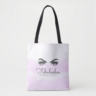 Bolso De Tela Servicio de pestañas de color de agua de Rubor ros