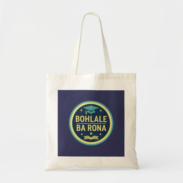Bolso De Tela Servicios de tutoría "Bohlale Ba Rona" (Frente)