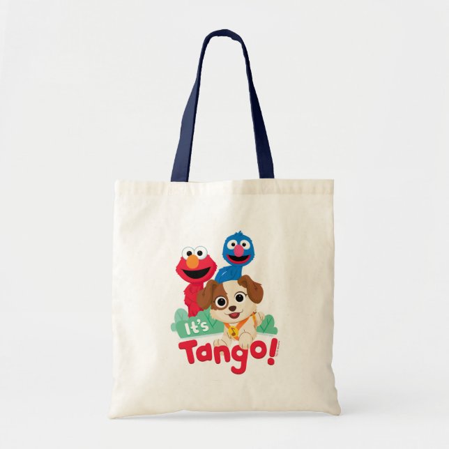 Bolso De Tela Sesame Street | Es Tango con Elmo y Grover (Frente)