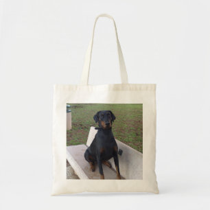 Bolso De Tela sesión de doberman pincher