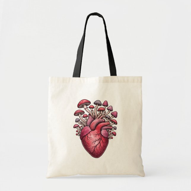 Bolso De Tela Setas del Corazón (Frente)