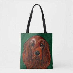 Bolso De Tela Setter Rojo Irlandés