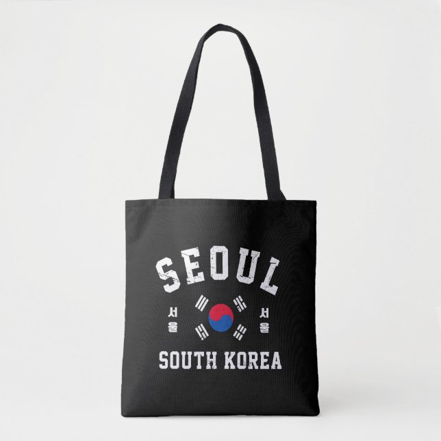 Bolso De Tela Seúl Corea del Sur  (Anverso)