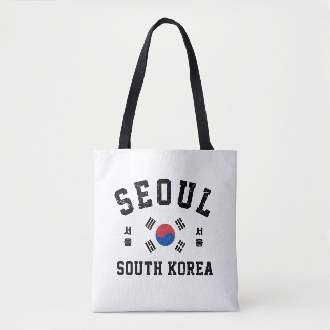Bolso De Tela Seúl Corea del Sur  (Anverso)