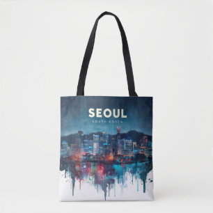 Bolso De Tela Seúl, Corea del Sur, arte de viaje acuático