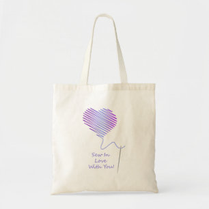 Bolso De Tela Sew en amor contigo