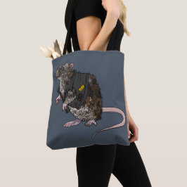 Bolso De Tela Sewer Punk Rat