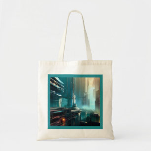 Bolso De Tela SF Ciudad Futurista 3