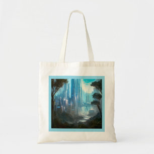 Bolso De Tela SF - Ciudad Sobre El Planeta Forestal 2