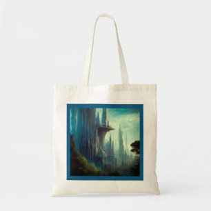 Bolso De Tela SF - Ciudad Sobre El Planeta Forestal 3