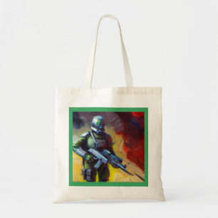 Bolso De Tela SF - Héroe militar 2