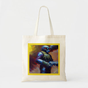 Bolso De Tela SF - Héroe militar 4