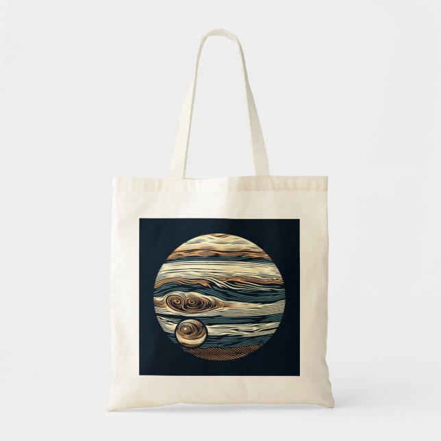 Bolso De Tela SF Jupiter Woodcut 4 (Frente)
