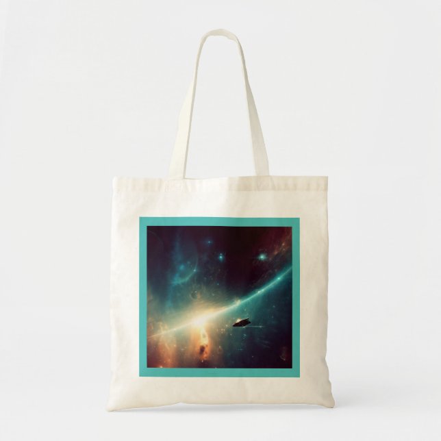 Bolso De Tela SF - Opera espacial 2 (Frente)