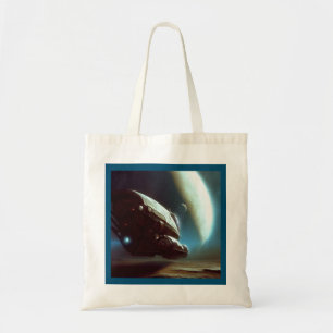 Bolso De Tela SF Orbiting Spaceship 1
