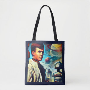 Bolso De Tela SF Pulp Magazine Cover Style 2