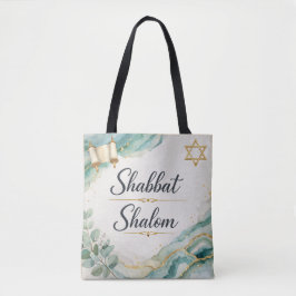Bolso De Tela Shabbat Shalom, Fiesta Judía, Shabbos, Sábado