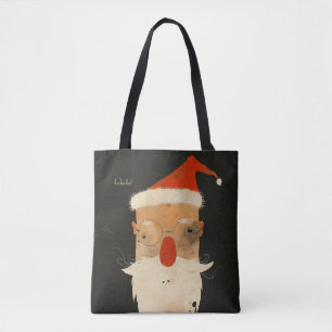 Bolso De Tela Shabby Santa