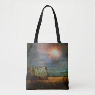 Bolso De Tela Shack On Prairie Corner