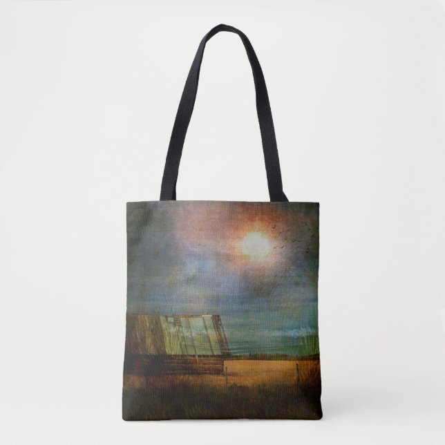 Bolso De Tela Shack On Prairie Corner (Anverso)